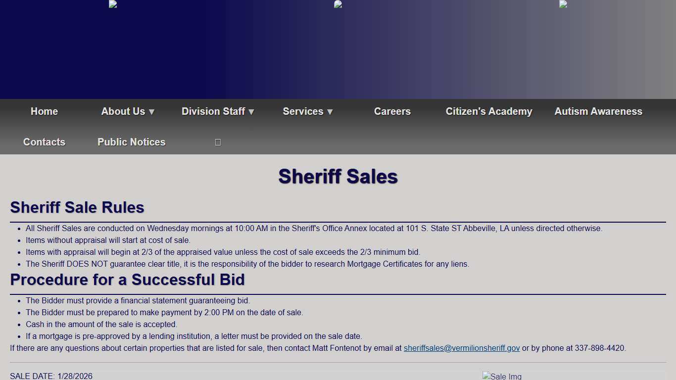 Vermilion Parish Sheriff's Office